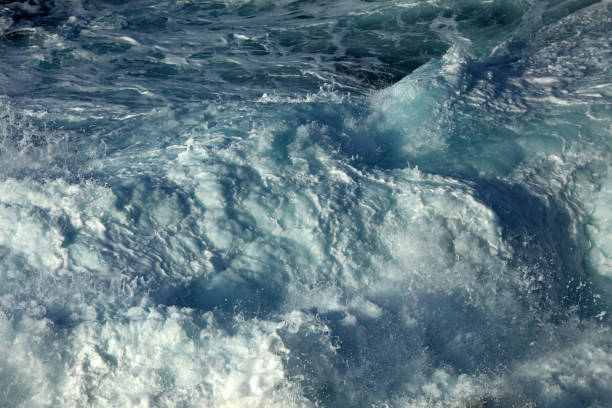 big waves near the island of Tenerife