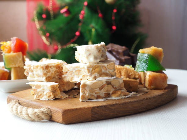 istock Traditional Spanish Christmas almond turron 1426648532
