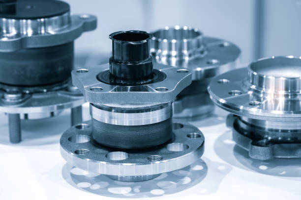 istock Metal details industrial design background, engineering technology concept 1426656597