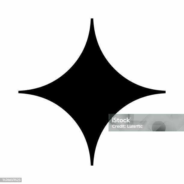 Cuspy Shape Cusp Geometric Shape Stock Illustration - Download Image Now - Cartoon ...