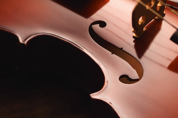 istock Wooden brown violin. 1426669752