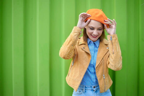 istock Lovely Caucasian woman have a mobile call 1426683334