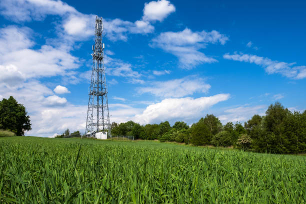 istock Field crops with communications tower in background 1426700555
