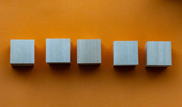 istock Wooden cubes, mockup 1426701999