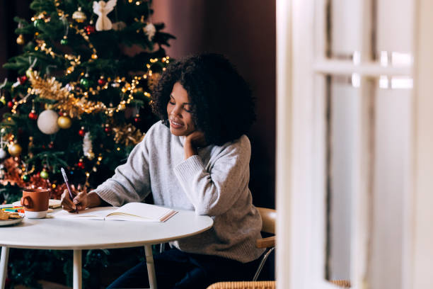 istock Woman Working From Home For Christmas Holidays 1426708948