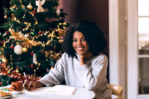 istock Woman Working From Home For Christmas Holidays 1426708953