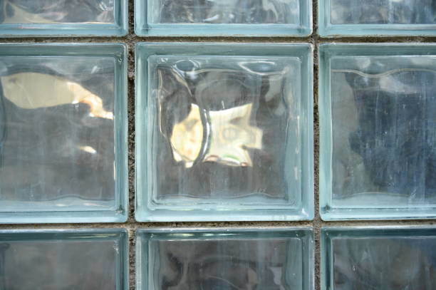 istock glass block wall background, interior design 1426785460