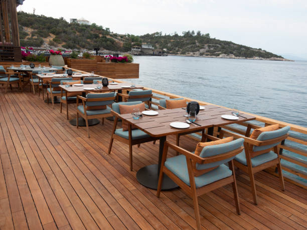 istock Seats on tropical beach in Bodrum, Turkey 1426786070