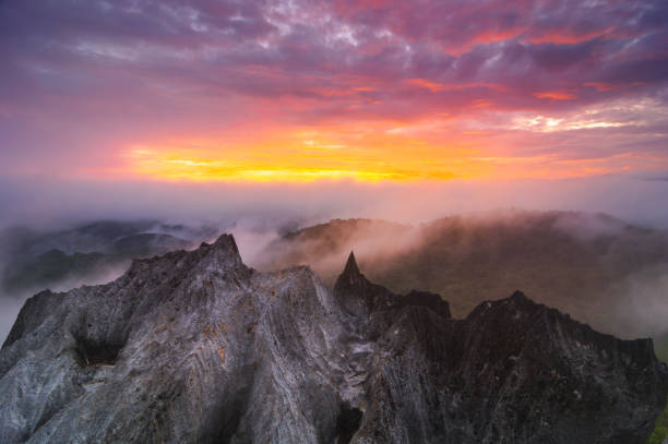 istock Landscape view of the sunrise. 1426795263