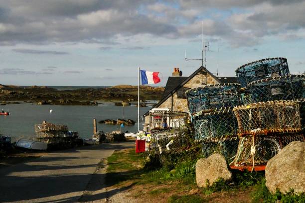 Inside the smallest port in France during summer