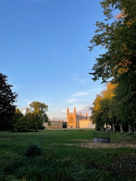 Iconic kings college chapel university Cambridge Cambridgeshire