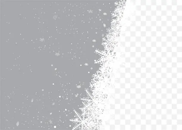 Vector illustration of Christmas winter season booklet rectangle frame