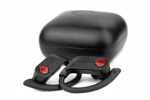 istock The black Wireless Earbuds, Earphone 1426832620
