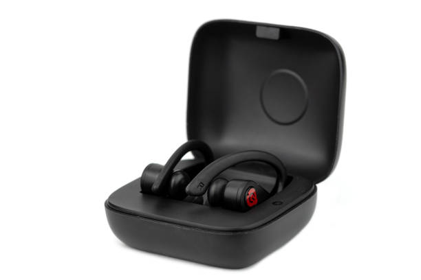 istock The black Wireless Earbuds, Earphone 1426832653