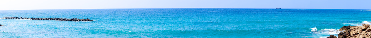 The beautiful crystal clear seas called the Blue Lagoon. Located on the north west coast of Paphos, Cyprus. Tourists from all over the world come to enjoy stunning views and clear waters.