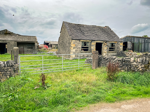 Rustic farm buildings found in the Peak District of England