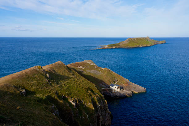 istock From Rhossili Point to the Worms Head 1426844332