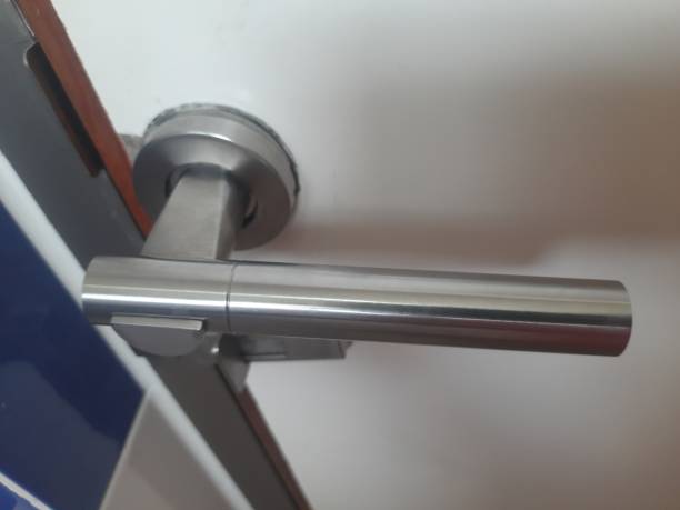 istock door handle and door lock in toilet room 1426855977