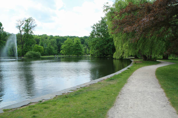 istock The relaxation and activity area park in Prague 1426862779