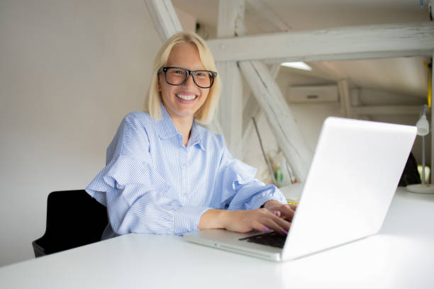 istock Woman working from home 1426863751