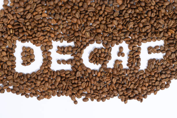 istock The inscription between the coffee beans is caffeine-free coffee. 1426874081
