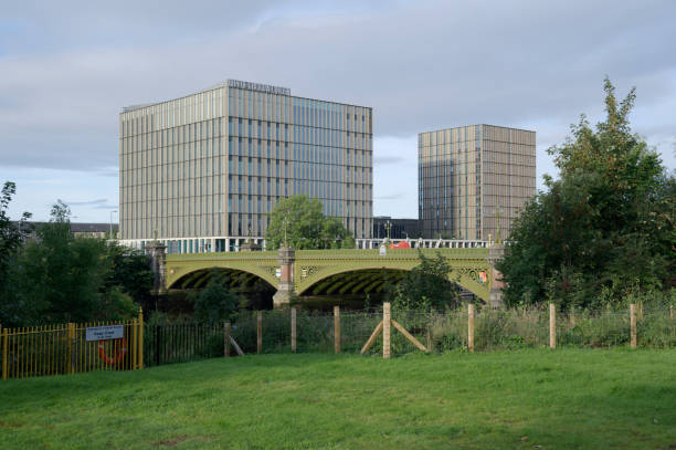 City of Glasgow College view from Glasgow Green Scotland
