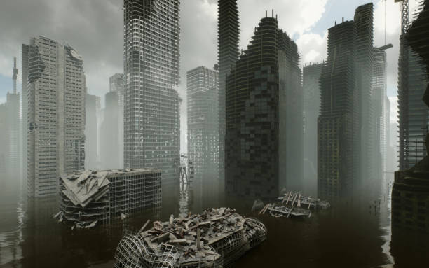 istock Post-Apocalyptic Ruined City 1426884020