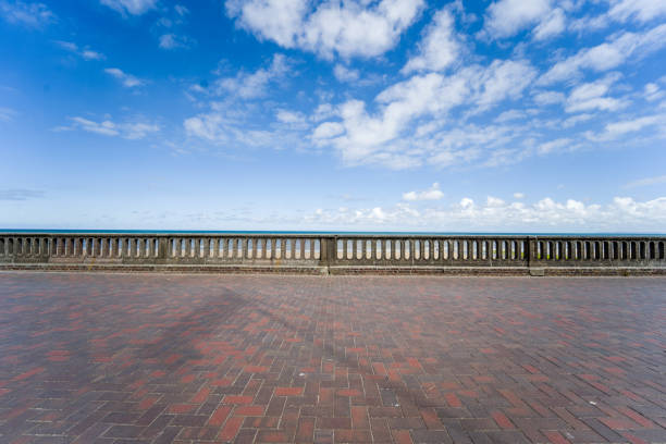 Cabourg beach separation wall
