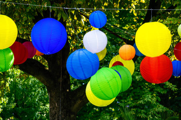 istock Party with colourful lampions 1426894537