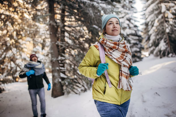 istock Hiking on mountain during winter 1426897783