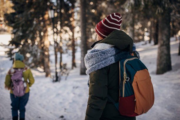 istock Hiking on mountain during winter 1426916739