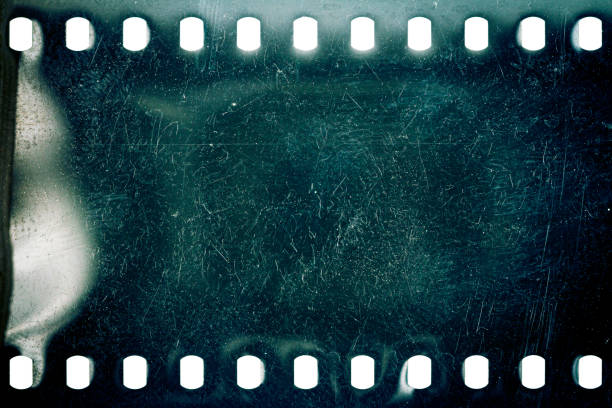 istock Dusty and grungy 35mm film texture or surface 1426917131