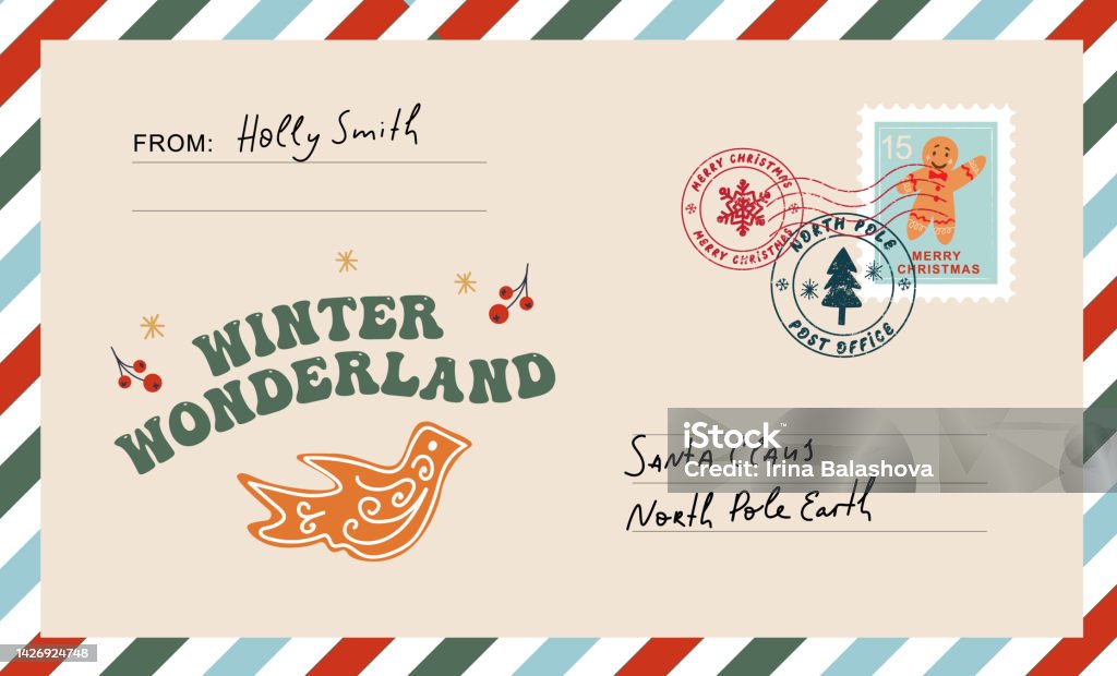 Envelopes Christmas Envelope With Stamps Seals And Inscriptions To Santa Claus Winter Wondarland Sign In Groovy Styleenvelopes Stock Illustration - Download Image Now - iStock envelopes-christmas-envelope-with-stamps-seals-and-inscriptions-to-santa-claus-winter-wondarland-sign-in-groovy-styleenvelopes-stock-illustration-download-image-now-istock