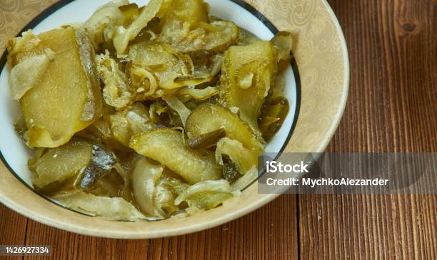 Danish Agurkesalat Stock Photo - Download Image Now - Salad, Pickle, Pickled