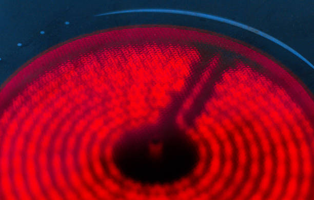 istock Bright Red Hot Cooker Hob 1426929684