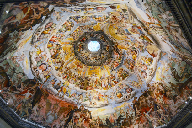 cúpula de duomo, florença - italy ancient architecture art - fotografias e filmes do acervo