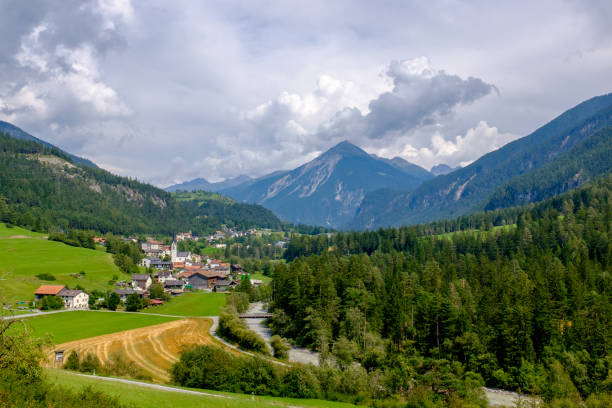 istock Swiss mountains landscape 1426943330