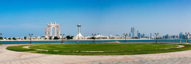 istock Abu Dhabi City View (with Rixos Marina hotel), UAE 1426946329