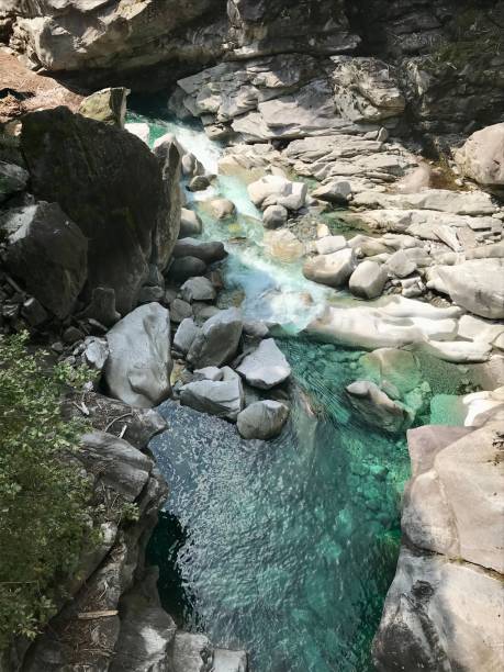 Switzerland - Canton of Ticino -!landscape of the Verzasca valley