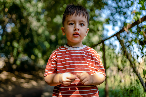 Portrait of Toddler in nature