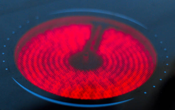 istock Bright Red Hot Cooker Hob 1426952413