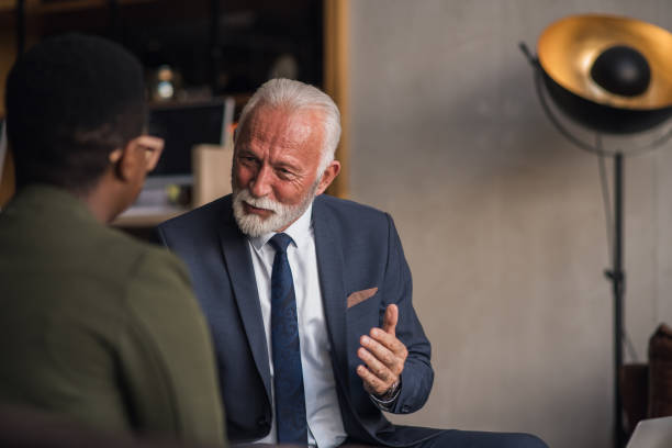 istock Senior CEO having a one on one talk to his worker 1426960514