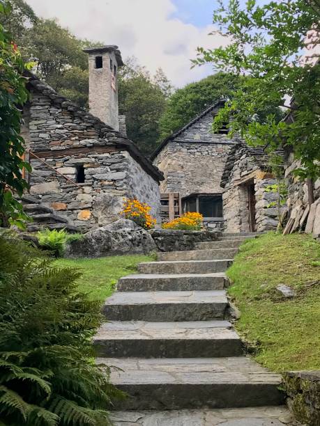 istock Swiss - Ticino Canton - Vallemaggia- Foroglio village 1426971949
