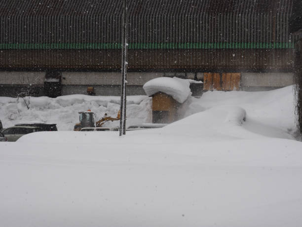 istock Landscape of snow country. 1426975199