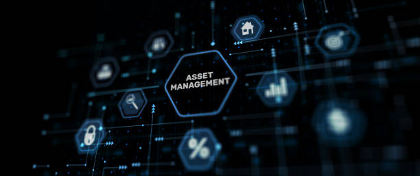 istock Asset management Business technology internet concept. Abstract background 1426977864