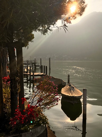 Switzerland - canton of Ticino - village of Morcote. Introduction. Located on the shore of Lake Lugano, the former fishing village of Morcote is, without a doubt, one of the most photographed sites in Ticino.
