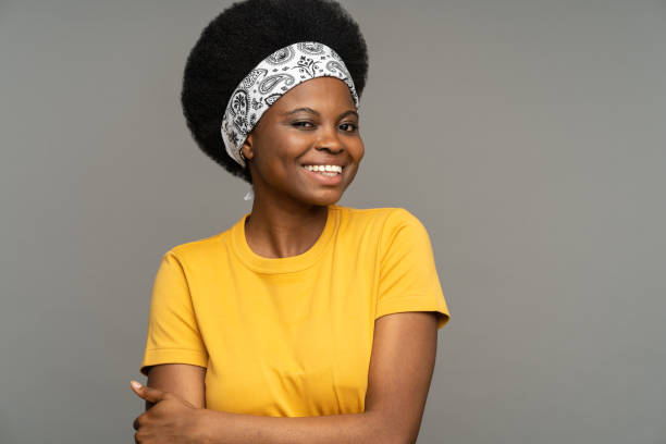 istock Black cast member with headband wanting to become actress in main cast performs in small sketch 1426982865