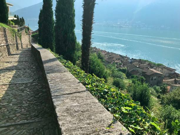 istock Swiss - canton Ticino - Morcote village 1426983643