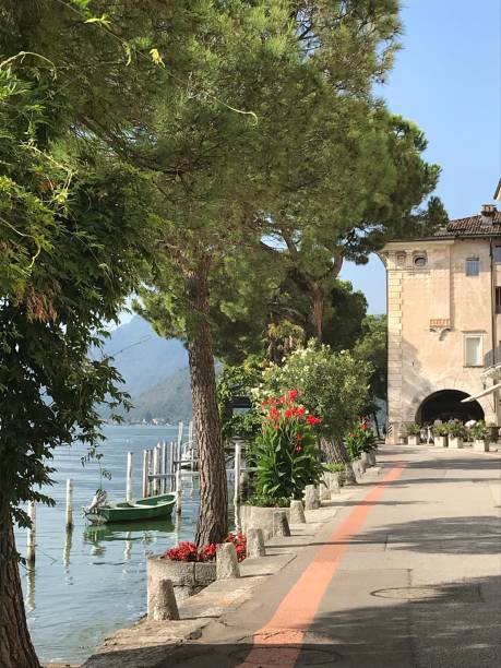 istock Swiss - canton Ticino - Morcote village 1426985761