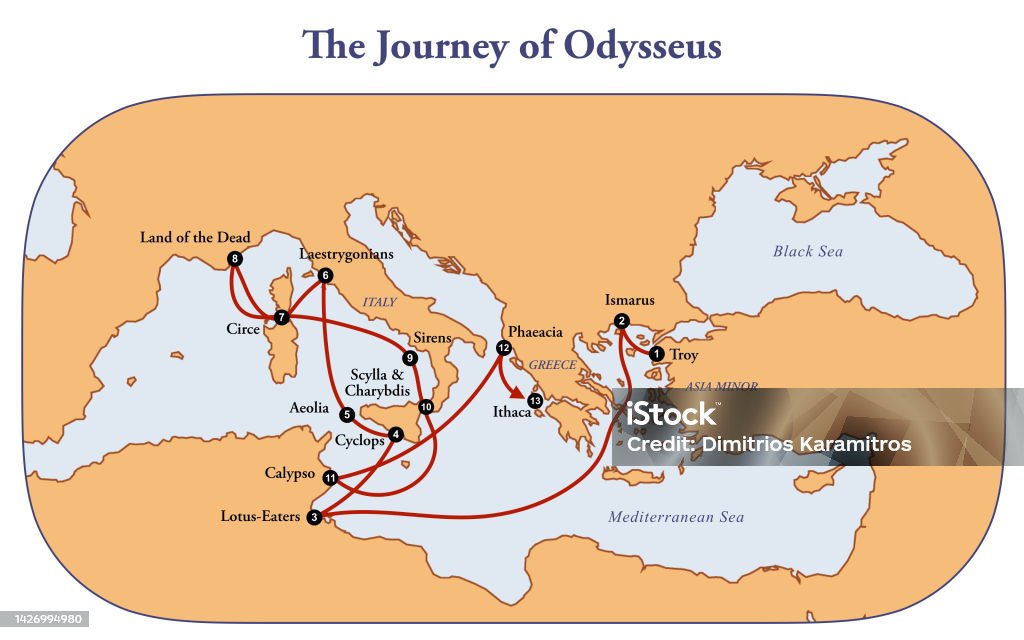 how did odysseus journey start